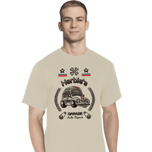 Load image into Gallery viewer, Shirts T-Shirts, Tall / Large / White Herbie&#39;s Garage Auto Repair

