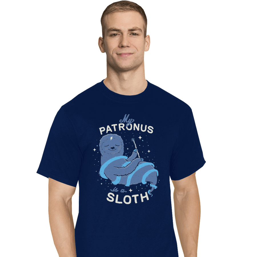 Shirts T-Shirts, Tall / Large / Navy Sloth Patronus