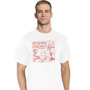 Shirts T-Shirts, Tall / Large / White Jewish Christmas