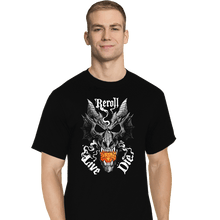 Load image into Gallery viewer, Daily_Deal_Shirts T-Shirts, Tall / Large / Black Dragon Skull Dice
