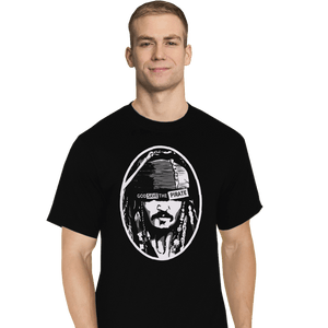 Daily_Deal_Shirts T-Shirts, Tall / Large / Black God Save The Pirate