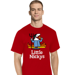 Daily_Deal_Shirts T-Shirts, Tall / Large / Red Little Nickys