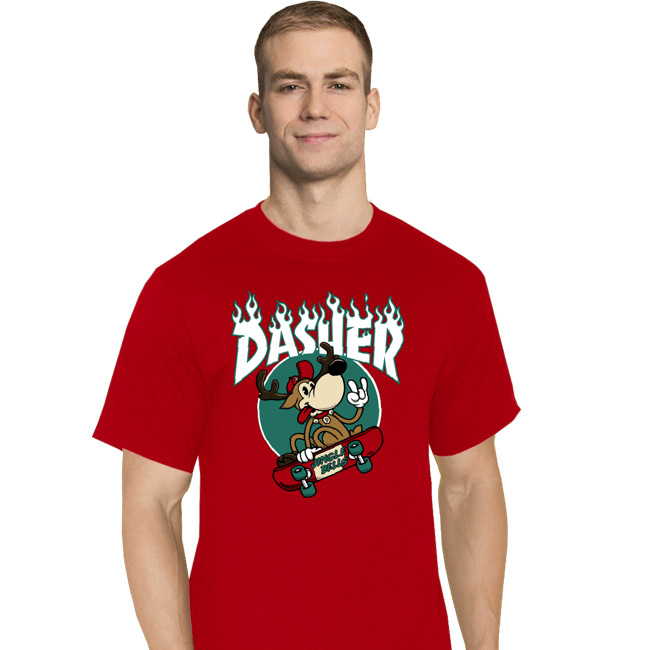 Secret_Shirts T-Shirts, Tall / Large / Red Dasher Thrasher