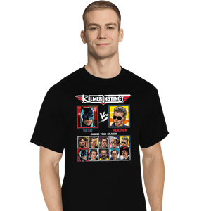 Daily_Deal_Shirts T-Shirts, Tall / Large / Black Kilmer Instinct