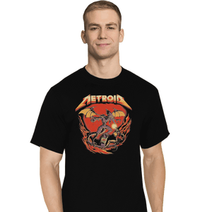 Shirts T-Shirts, Tall / Large / Black Enter Samus