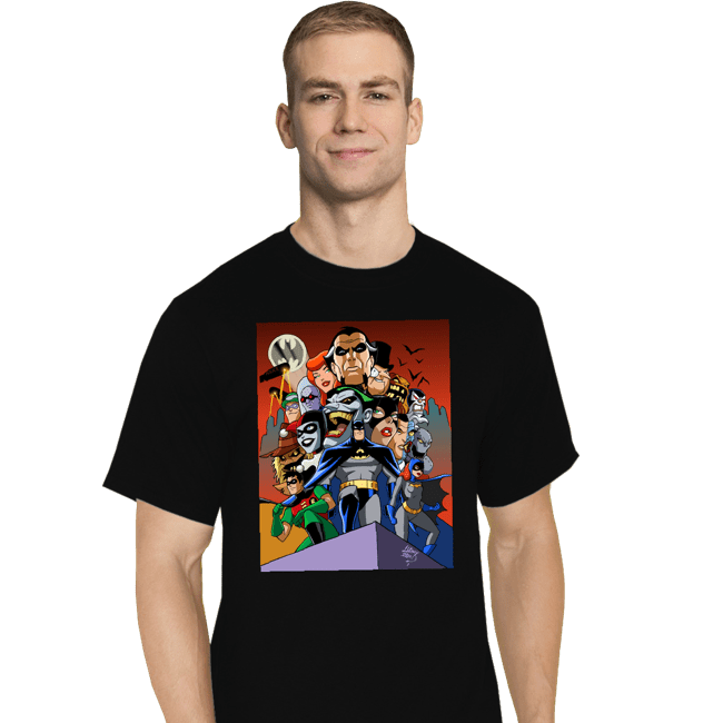 Daily_Deal_Shirts T-Shirts, Tall / Large / Black 30 Years Of BTAS
