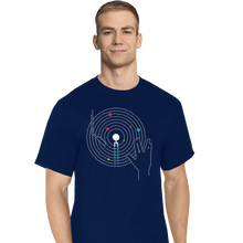 Load image into Gallery viewer, Shirts T-Shirts, Tall / Large / Navy Star Trek Vinyl
