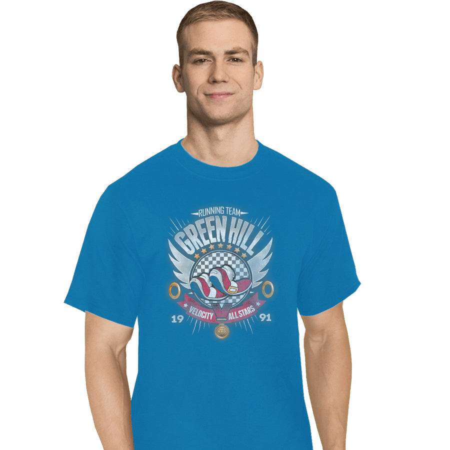 Shirts T-Shirts, Tall / Large / Royal Green Hill Running Team