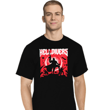 Load image into Gallery viewer, Last_Chance_Shirts T-Shirts, Tall / Large / Black Helldivers
