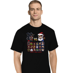 Daily_Deal_Shirts T-Shirts, Tall / Large / Black Battle For Christmas