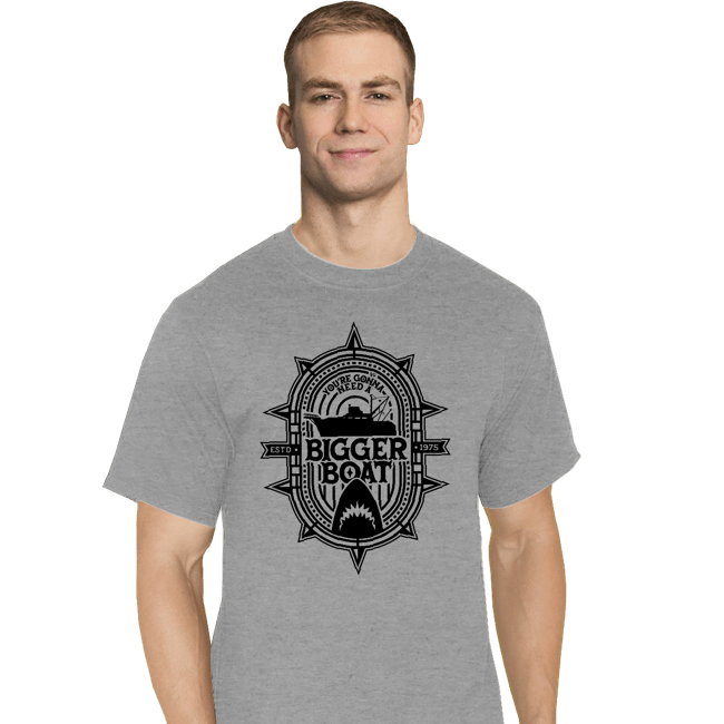 Secret_Shirts T-Shirts, Tall / Large / Sports Grey Bigger Boat