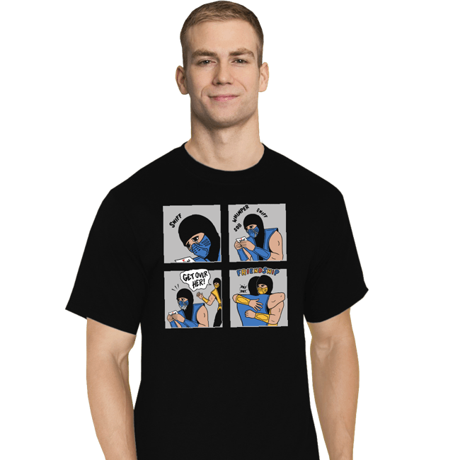 Shirts T-Shirts, Tall / Large / Black Mortal Komfort