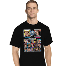 Load image into Gallery viewer, Shirts T-Shirts, Tall / Large / Black Time Fighters 7th VS 8th
