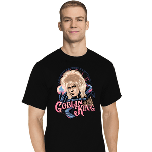 Daily_Deal_Shirts T-Shirts, Tall / Large / Black Never Fear The Goblin King