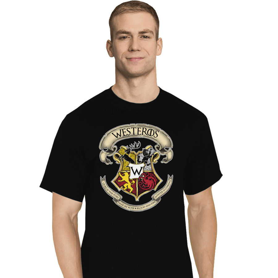 Shirts T-Shirts, Tall / Large / Black Westeros School