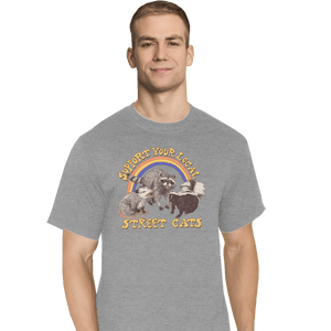 Shirts T-Shirts, Tall / Large / Sports Grey Street Cats
