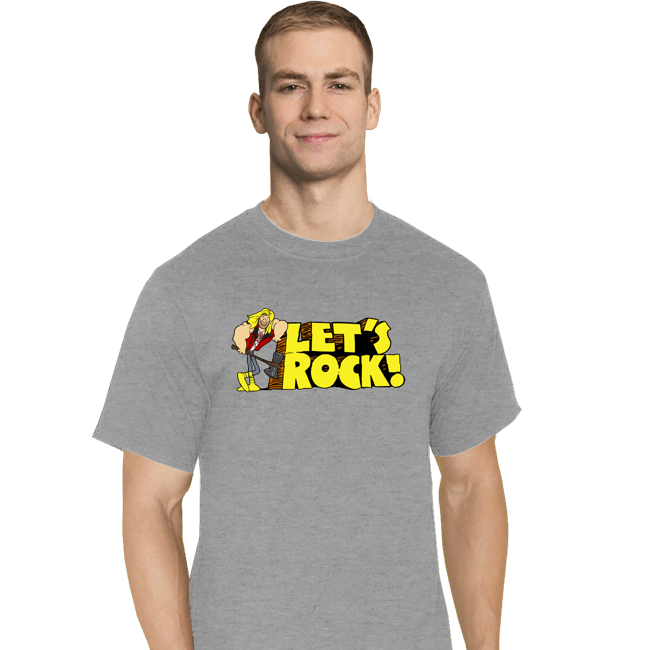 Secret_Shirts T-Shirts, Tall / Large / Sports Grey Let's Rock