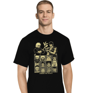 Shirts T-Shirts, Tall / Large / Black Old School Anime