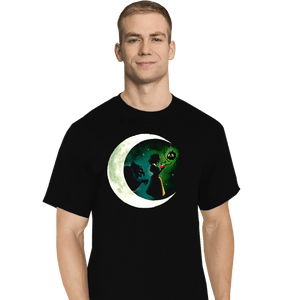 Daily_Deal_Shirts T-Shirts, Tall / Large / Black Snow Moon