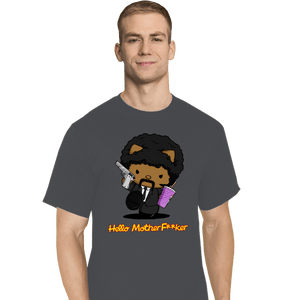 Secret_Shirts T-Shirts, Tall / Large / Charcoal Hello Motherf*cker