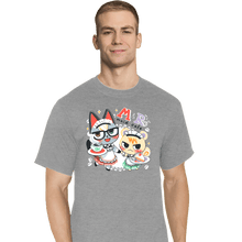 Load image into Gallery viewer, Secret_Shirts T-Shirts, Tall / Large / Sports Grey M &amp; R Maid Cafe
