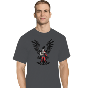 Shirts T-Shirts, Tall / Large / Charcoal Black Eagles House Leader