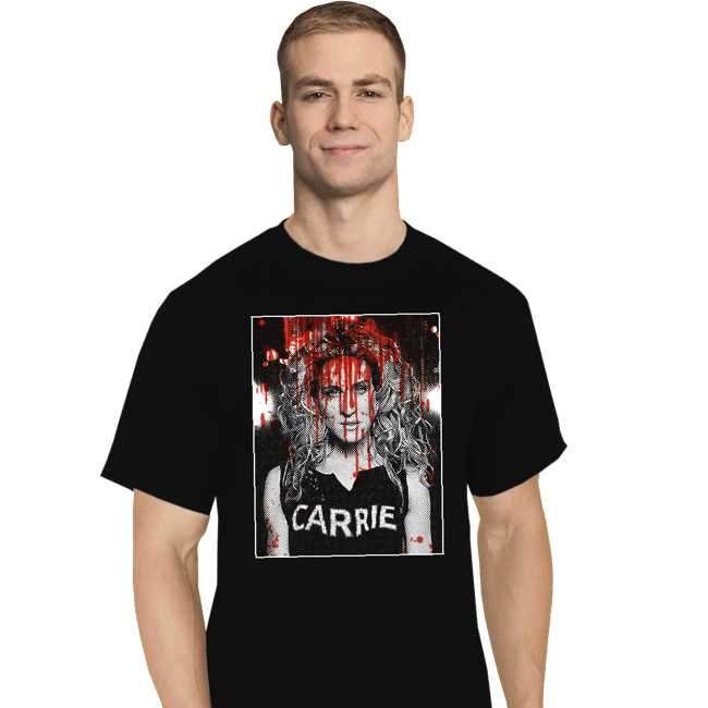 Secret_Shirts T-Shirts, Tall / Large / Black Carrie!