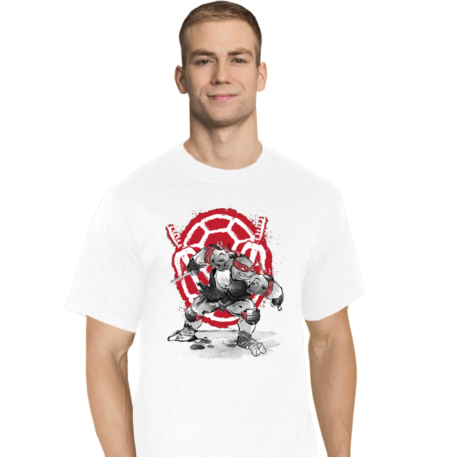 Daily_Deal_Shirts T-Shirts, Tall / Large / White Raphael Sumi-e