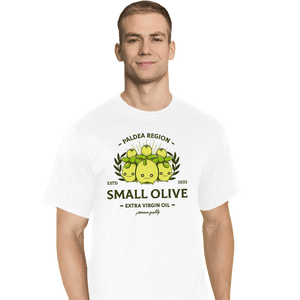 Shirts T-Shirts, Tall / Large / White Small Olive