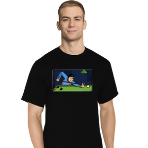 Daily_Deal_Shirts T-Shirts, Tall / Large / Black Vulcan Snooker Player