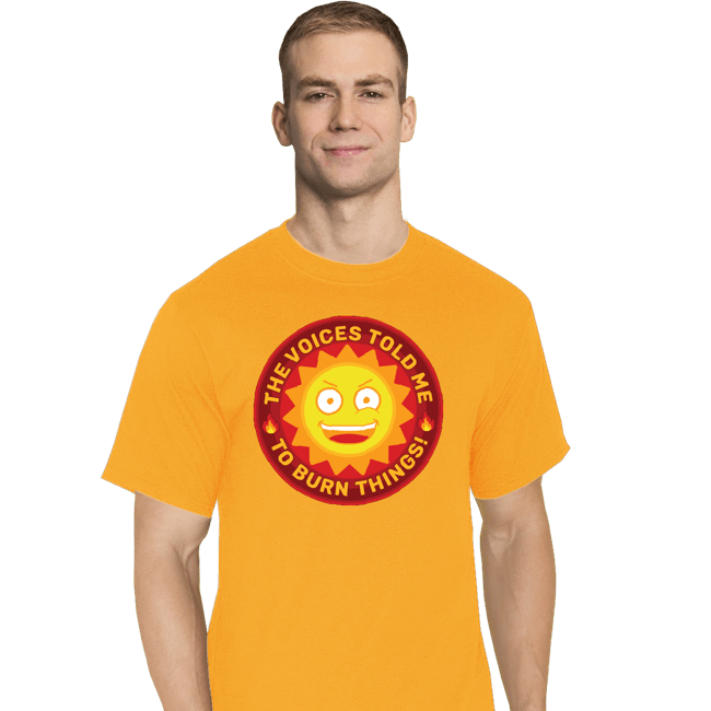 Secret_Shirts T-Shirts, Tall / Large / White Burn Things!