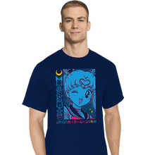 Load image into Gallery viewer, Shirts T-Shirts, Tall / Large / Navy Retro Pretty Soldier
