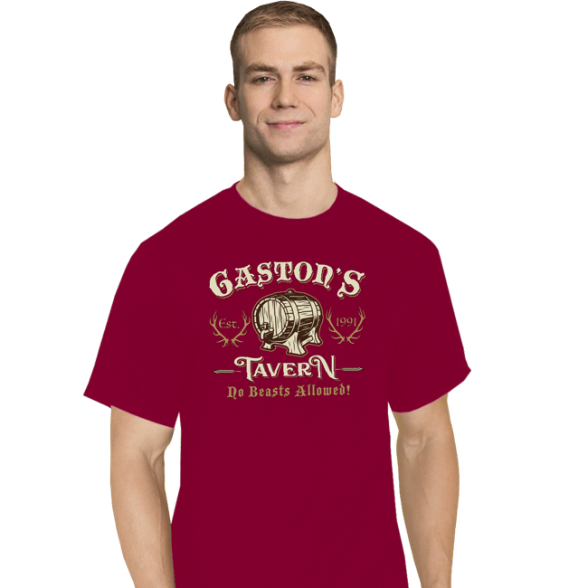 Secret_Shirts T-Shirts, Tall / Large / Red Gaston's Tavern