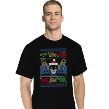 Load image into Gallery viewer, Shirts T-Shirts, Tall / Large / Black Nana Nana Nana Nana Christmas!
