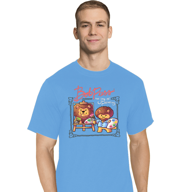 Secret_Shirts T-Shirts, Tall / Large / Royal Blue Kitty Painter!