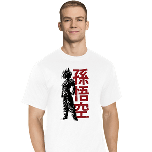 Shirts T-Shirts, Tall / Large / White The Super Saiyan