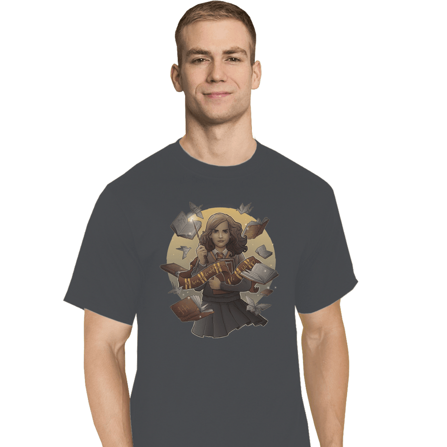Shirts T-Shirts, Tall / Large / Charcoal The Magic Of Books