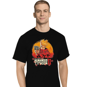 Shirts T-Shirts, Tall / Large / Black Red Humanoid Typhoon II