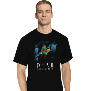 Daily_Deal_Shirts T-Shirts, Tall / Large / Black Deku The Vigilante