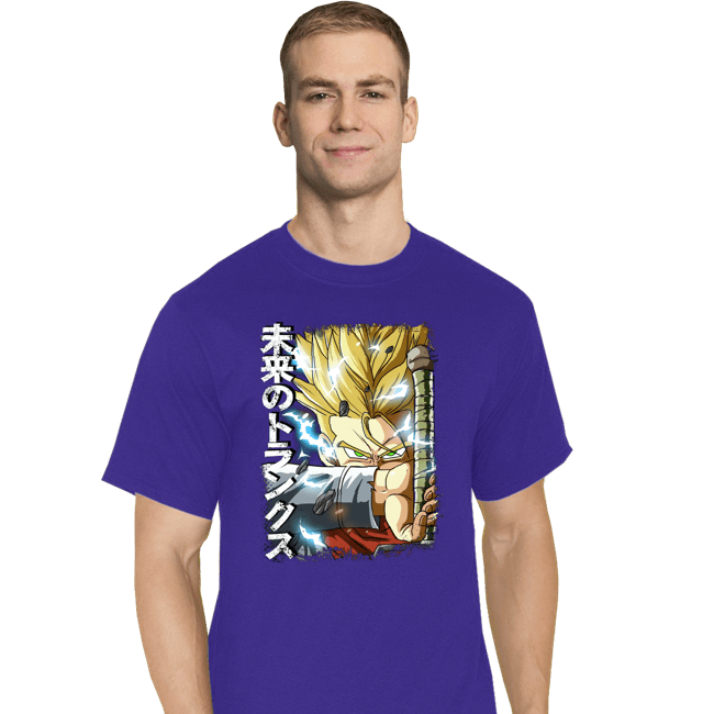 Daily_Deal_Shirts T-Shirts, Tall / Large / Royal Blue Mirai Trunks
