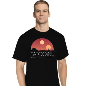 Shirts T-Shirts, Tall / Large / Black Desert Planet