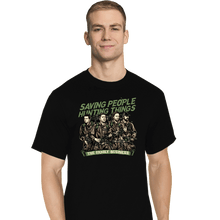Load image into Gallery viewer, Daily_Deal_Shirts T-Shirts, Tall / Large / Black Supernatural Ghostbusters
