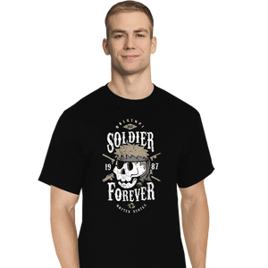 Shirts T-Shirts, Tall / Large / Black Soldier Forever