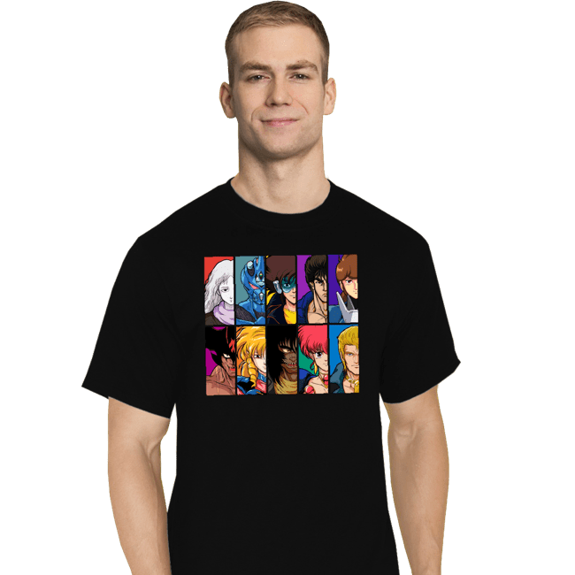 Daily_Deal_Shirts T-Shirts, Tall / Large / Black Anime OVA VS. Anime OVA