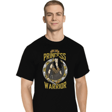 Load image into Gallery viewer, Shirts T-Shirts, Tall / Large / Black Princess and a Warrior
