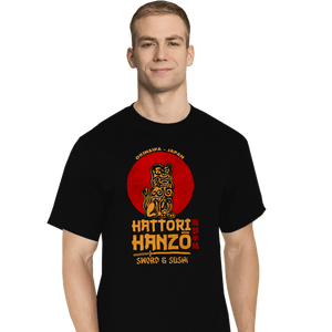 Shirts T-Shirts, Tall / Large / Black Hattori Hanzo