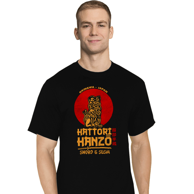 Shirts T-Shirts, Tall / Large / Black Hattori Hanzo