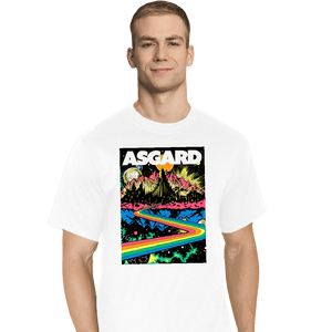 Secret_Shirts T-Shirts, Tall / Large / White Come Visit Asgard
