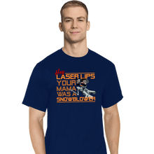 Load image into Gallery viewer, Daily_Deal_Shirts T-Shirts, Tall / Large / Navy Hey Laser Lips!
