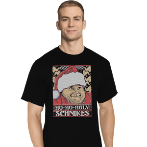 Shirts T-Shirts, Tall / Large / Black Holy Schnikes